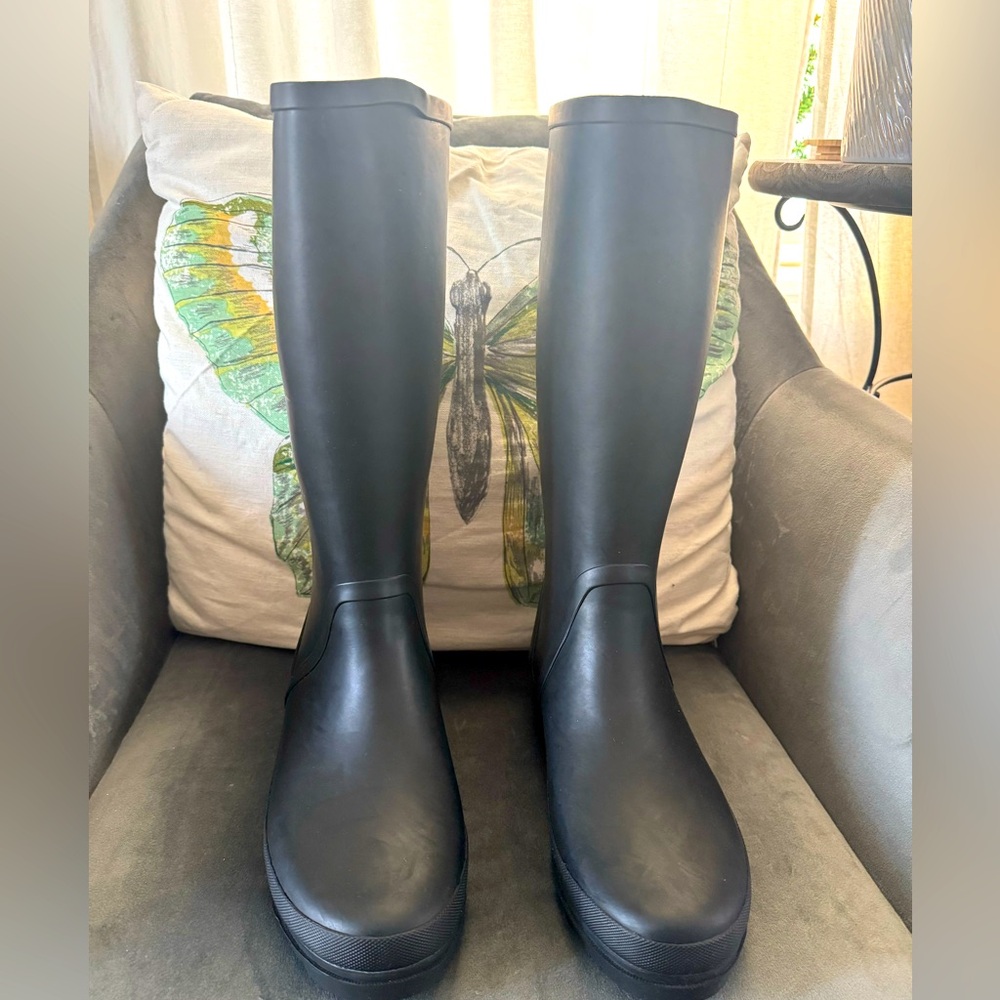 J.Crew Tall Lug-sole Rain Boots*Sz.9 (NWOB)